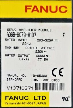 A06B-6079-H107 | FANUC Servo Amplifiers